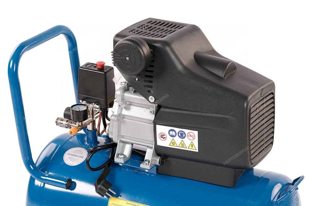 NORDBERG (NCE50/241) Компрессор поршневой 220 В, ресивер 50 л, 240 л/мин