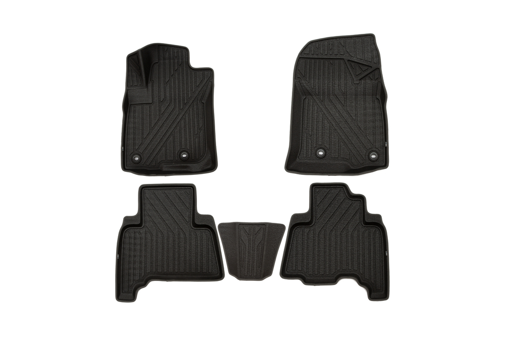 Коврики в салон для LEXUS GX, 2013-, 5шт. (полиуретан, черный, серый) арт.KVESTLEX00004K1