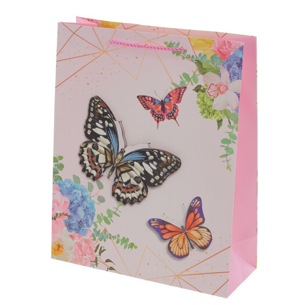 GAEM Пакет подарочный (бумага 210г/м2, блок микс 12шт), L26 W10 H32 см, 4в.