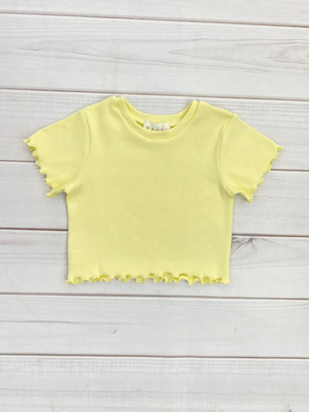 Футболка желтая