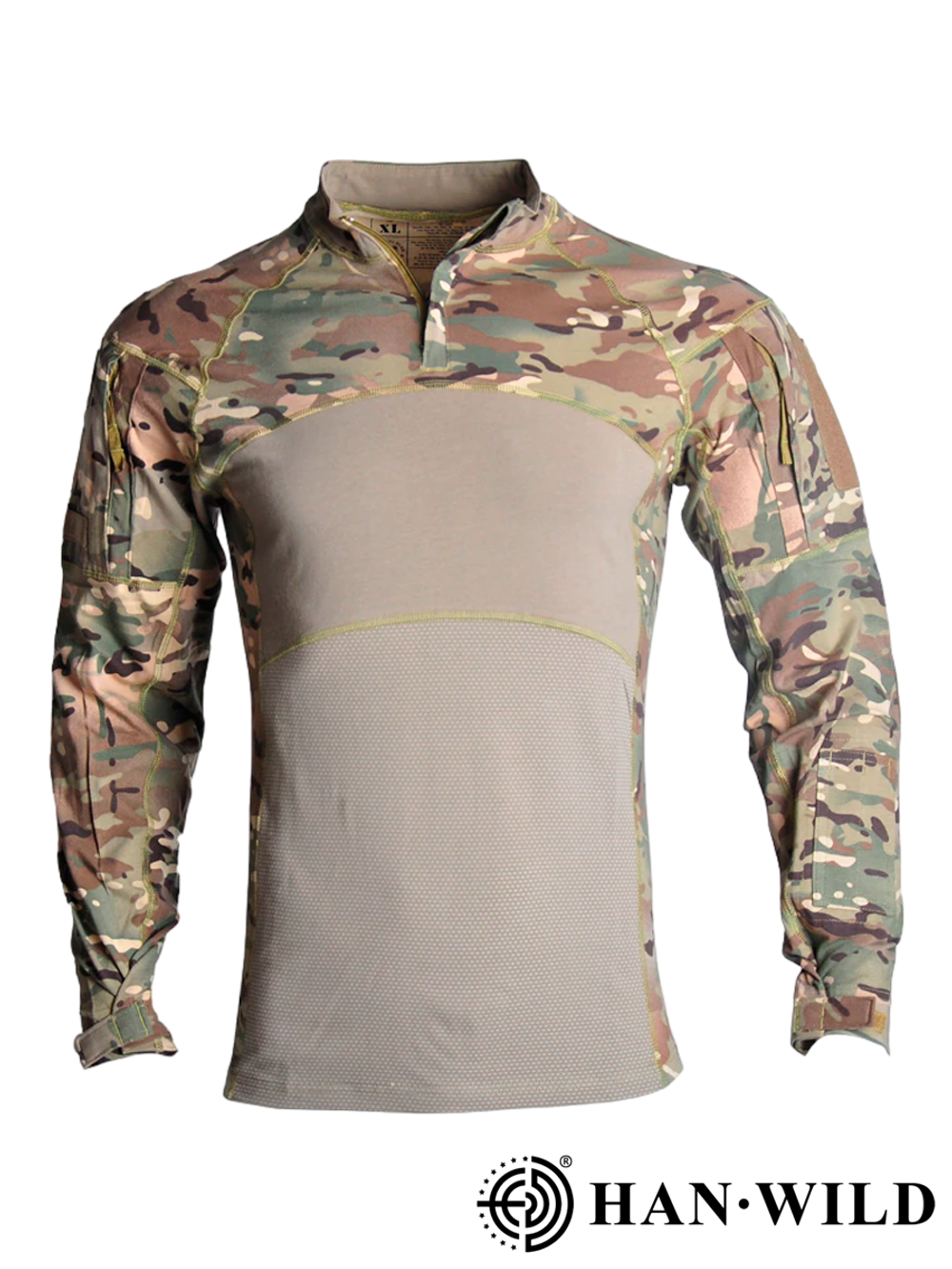 Боевая рубашка HAN WILD реплика Massif Combat Shirt. Мультикам