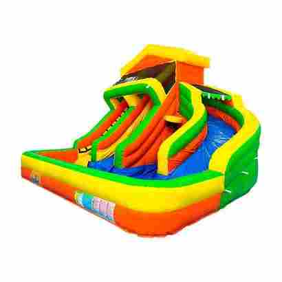 Водная горка с бассейном «Домик на пляже», 5*5*4 м