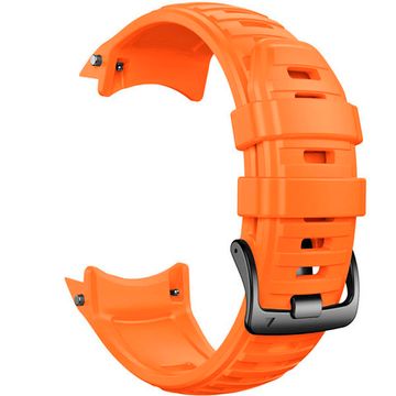 Ремешок 26 мм силиконовый для Garmin Instinct 2X Solar / Instinct 2X Solar Tactical оригинальное быстросъемное крепление Torch (Оранжевый)