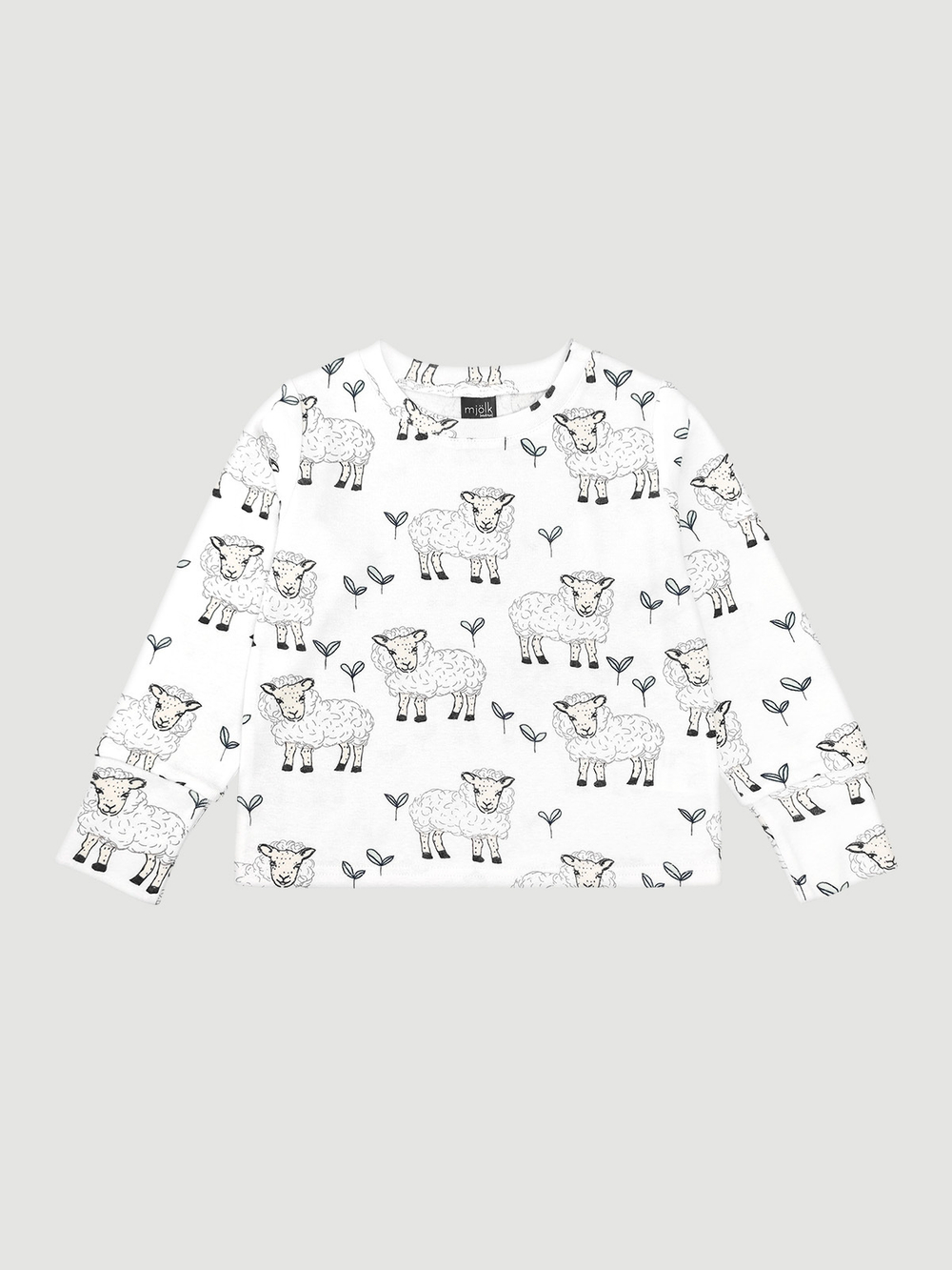 Пижама Mjölk Овечки, на манжетах