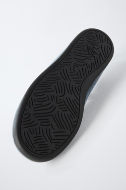 ZARA БАРХАТНЫЕ БАЛЕТКИ, СИНИЙ