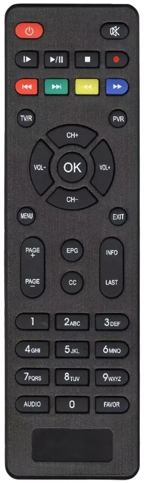 Пульт ДУ для приставок DIVISAT  HOBBIT 2101, 2203, 3102, 3204