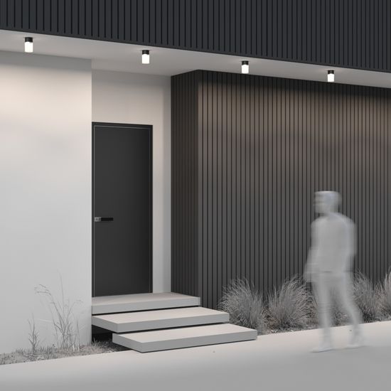 Уличный потолочный светильник Outdoor O418CL-01B