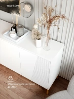 Комод белый для одежды 160х82x40 с дверцами Слип