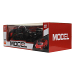 Машина классическая на РУ, коробка , цв. черно-красный YF668-K7A