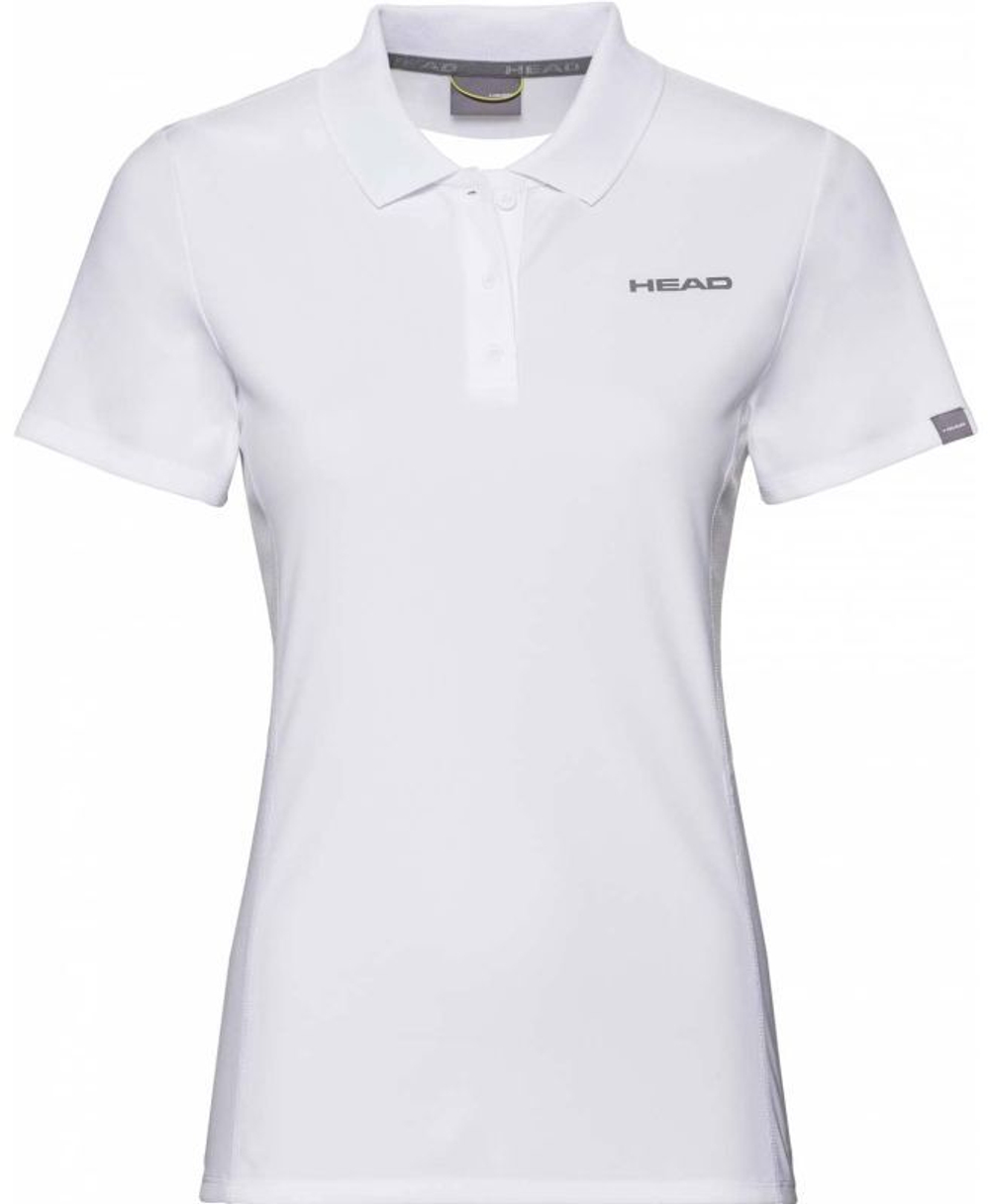 Женское поло Head Club Tech Polo Shirt W - white
