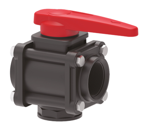 Кран шаровый трехходовой 3’ STERH - арт.552024