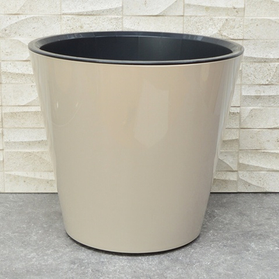 Горшок цветочный Rosemary D330мм 16л с дренажной вставкой на колесиках (бежевый)