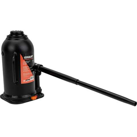 Гидравлический бутылочный домкрат 20Т Gigant, подхват 242мм, подъем 452мм, рабочий ход 155мм, HBJ-20