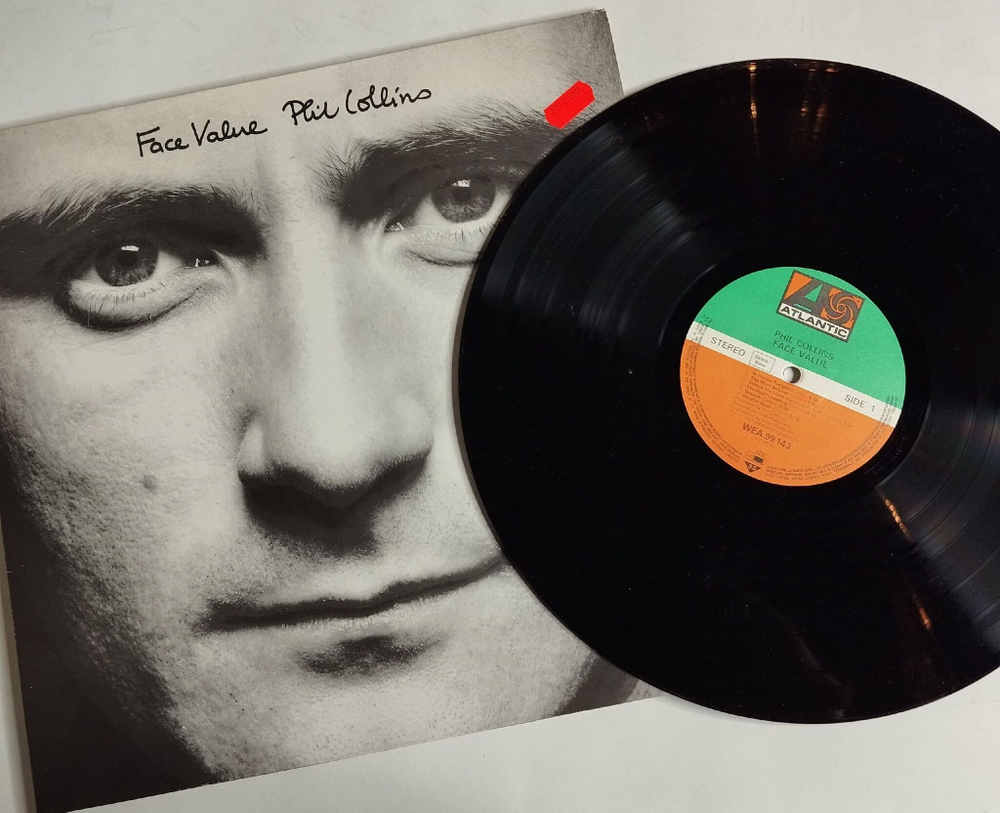 Винтажная виниловая пластинка LP Phil Collins Face Value (Germany 1981) In The Air Tonight