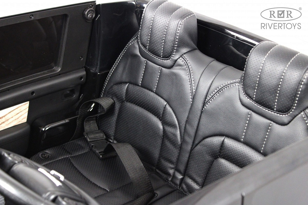 Детский электромобиль RiverToys Range Rover HSE 4WD Y222YY черный глянец