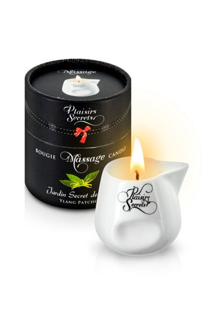 826038 / MASSAGE CANDLE DES YLANG/PATCHOULI 80ML Свеча с массажным маслом Иланг-Иланг и Пачули 80 мл