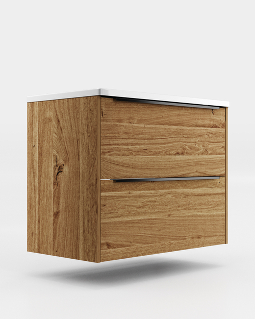 Тумба с раковиной La Fenice Nota 100 см FNC-01-NOT-DKK-100-2 канзас коричневый