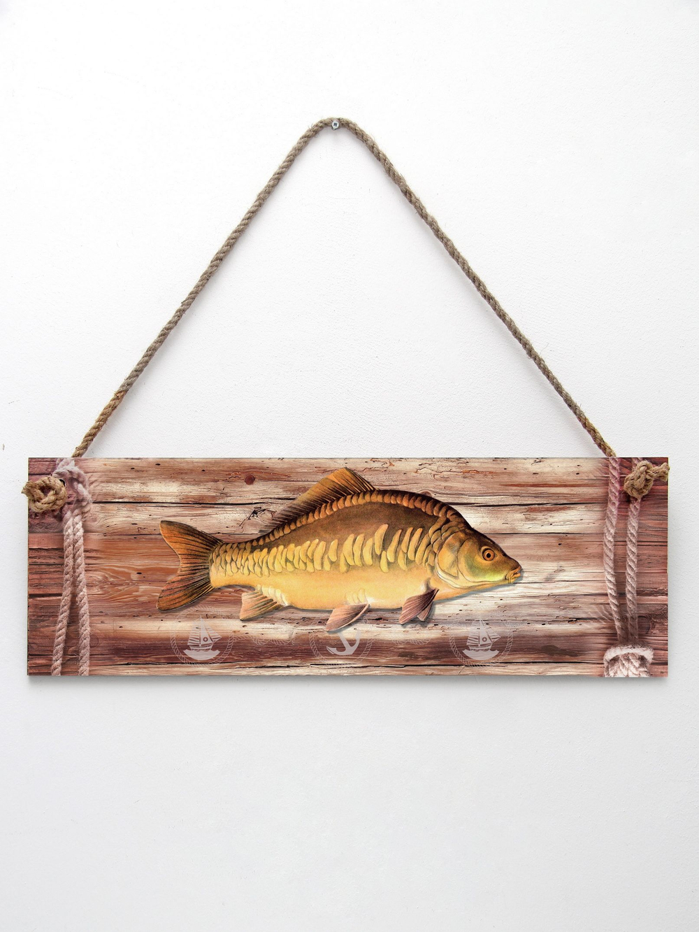 Панно на стену для интерьера "Мечта рыбака"