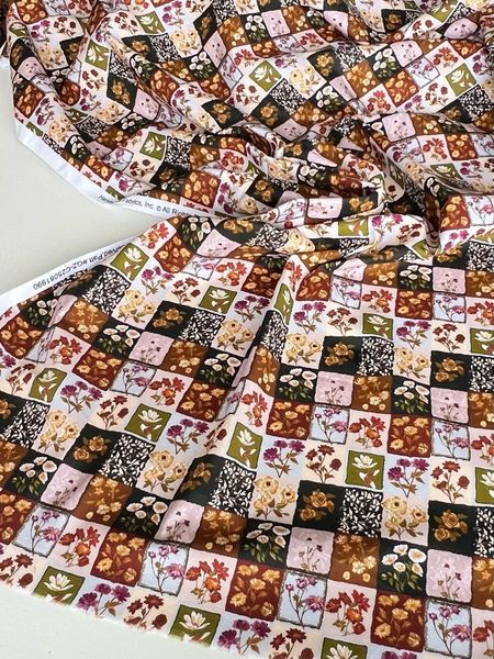 ЦВЕТОЧНЫЕ ПЛИТОЧКИ - 100% хлопок 3