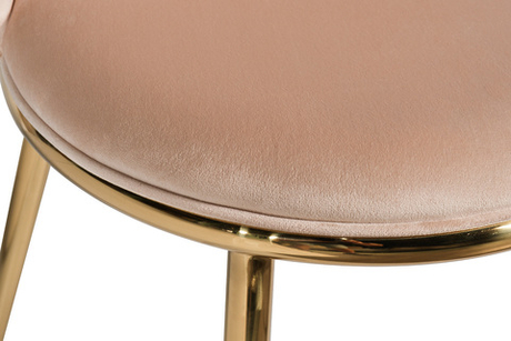 Стул Garda Decor бежево-золотой