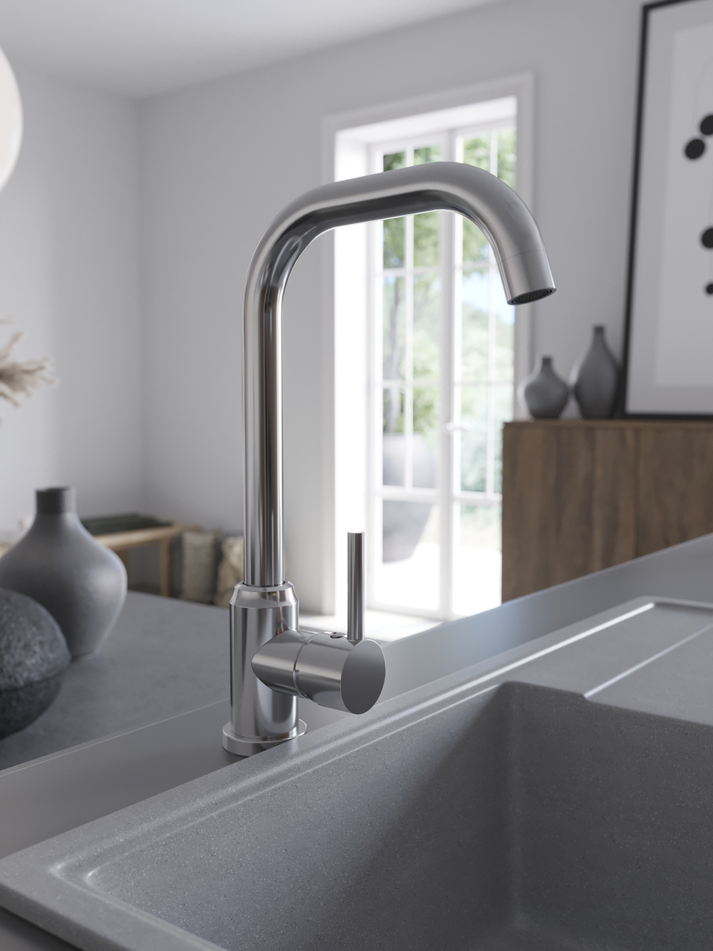 Смеситель для кухни Domaci Ливорно DMC02001CR хром