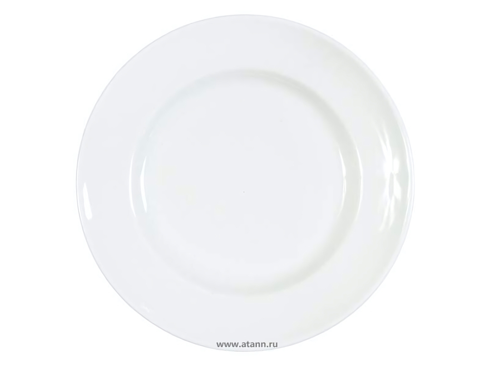 Тарелка 200мм мелкая форма Идиллия Без деколи