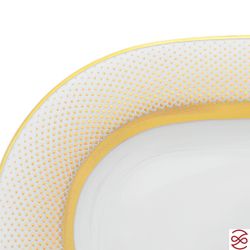 Блюдо овальное Falkenporzellan Rio white gold 24 см