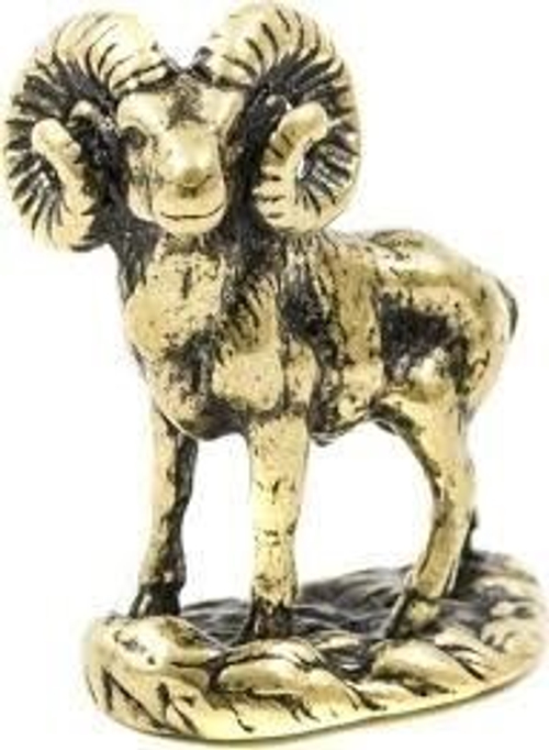 Фигурка литая Баран, латунь ( в подарочной упаковке)