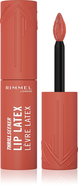 Rimmel Thrill Seeker Lip Latex - Помада в жидкой форме оттенок 200 So Peachy, 6 ml