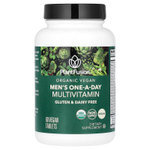 PlantFusion, Органические веганские мультивитамины для мужчин, 60 веганских таблеток