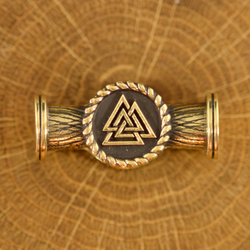 Застежка-клевант «Агисхьяльм» из латуни