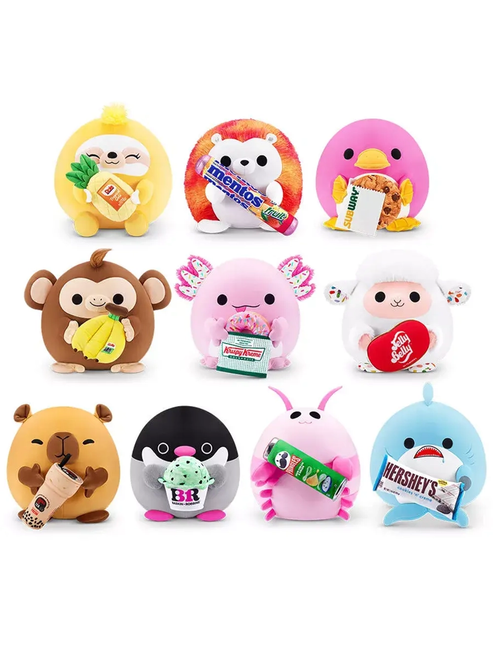 Мягкая игрушка Зуру Snackles Аксолотль Zuru серия 2