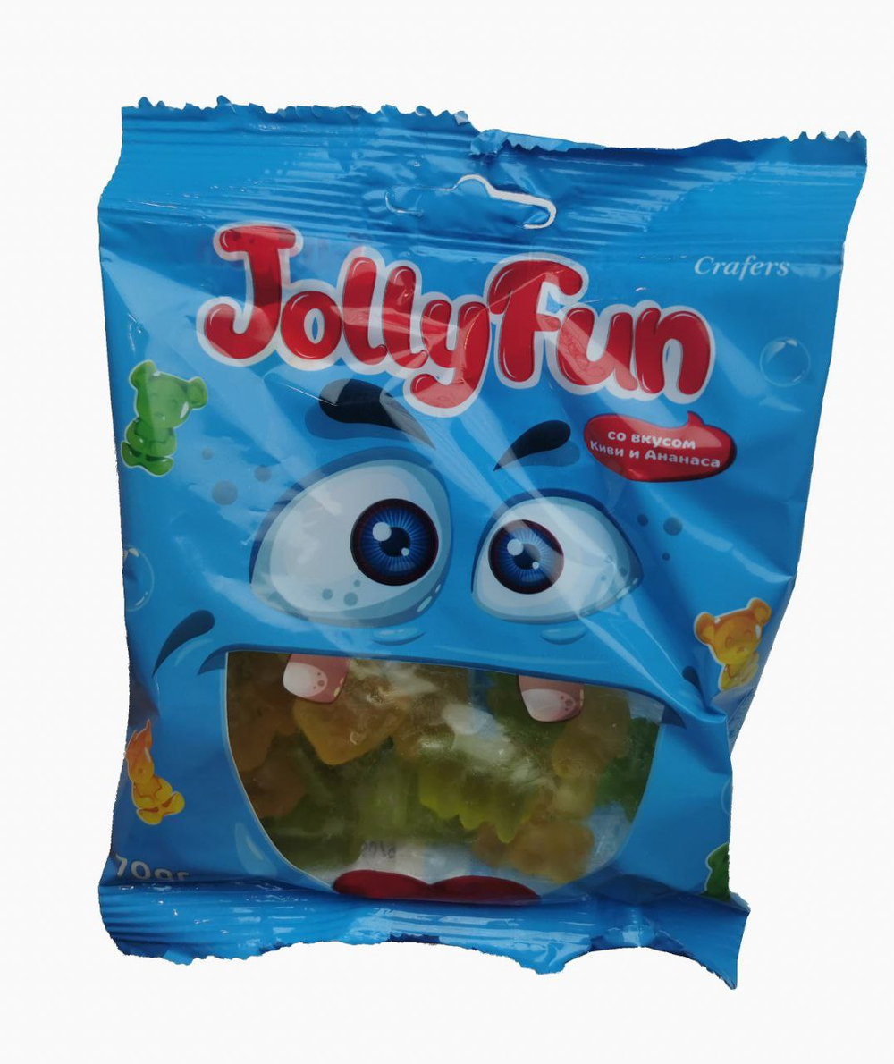 Мармелад Jolly Fun Киви-ананас 70гр