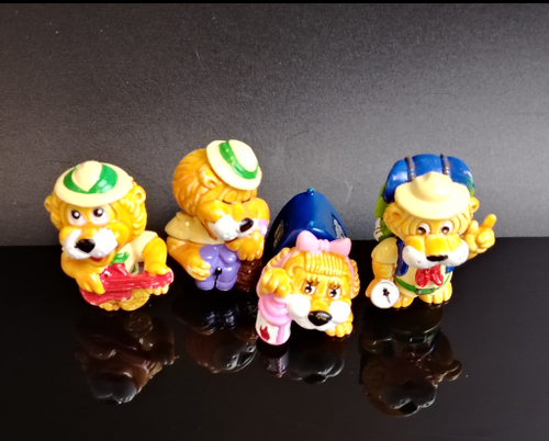Львята туристы Kinder Ferrero 1993 год 4 штуки