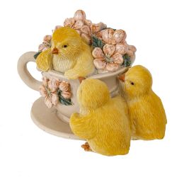 GAEM Фигурка декоративная "Цыплята", L10 W7 H7 см