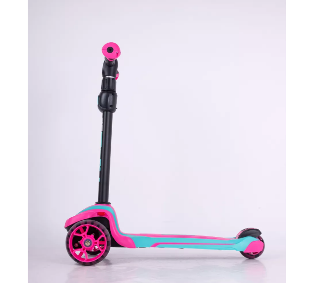 Самокат Tech Team Surf girl celadon-pink 1/4 бирюзовый-розовый