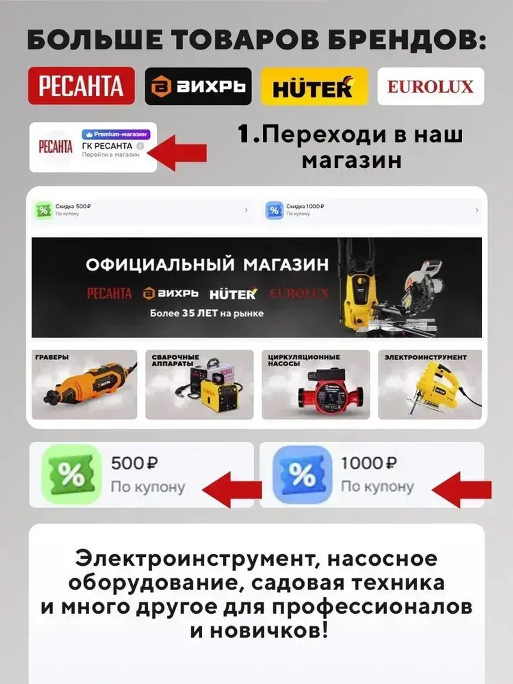 Гравер электрический Г-150 Вихрь с набором насадок в кейсе (150вт, 35 насадок + кейс, 34000 об./мин)