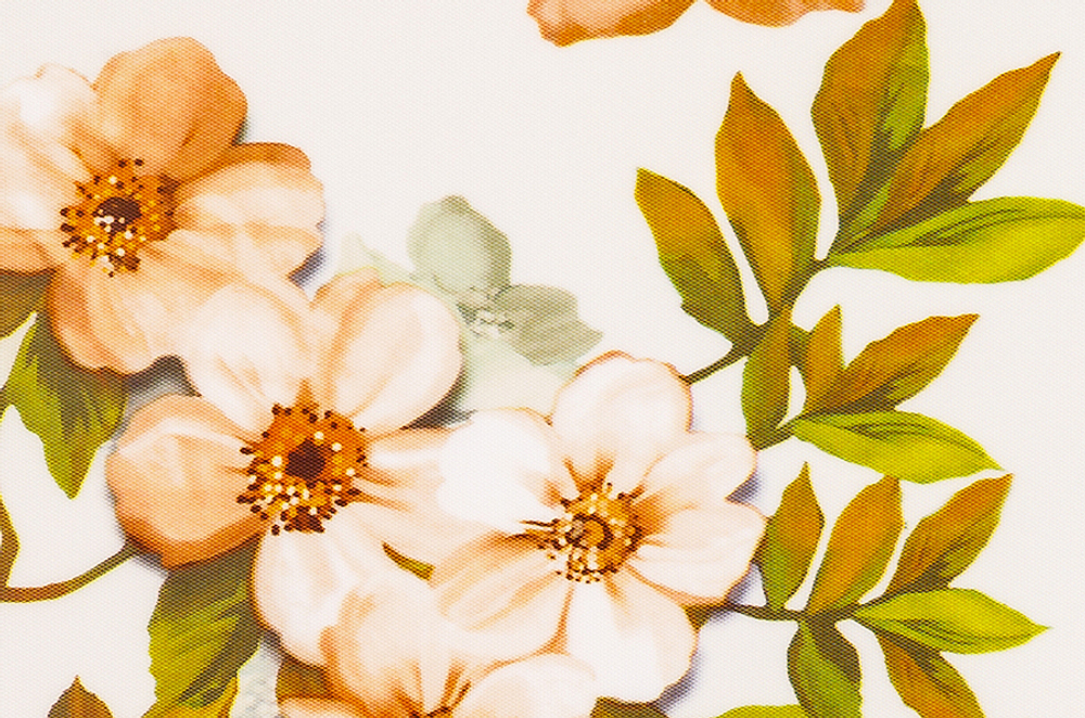 Рулонная штора яблоня, бежевый