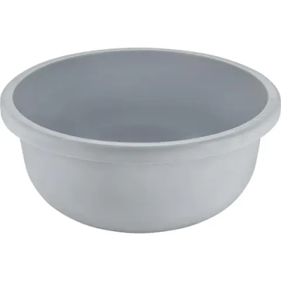 Таз круглый 6,5л серый шторм