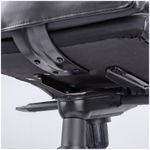 Кресло руководителя Helmi HL-E15 "Convention", кожа черная, мультиблок, хром