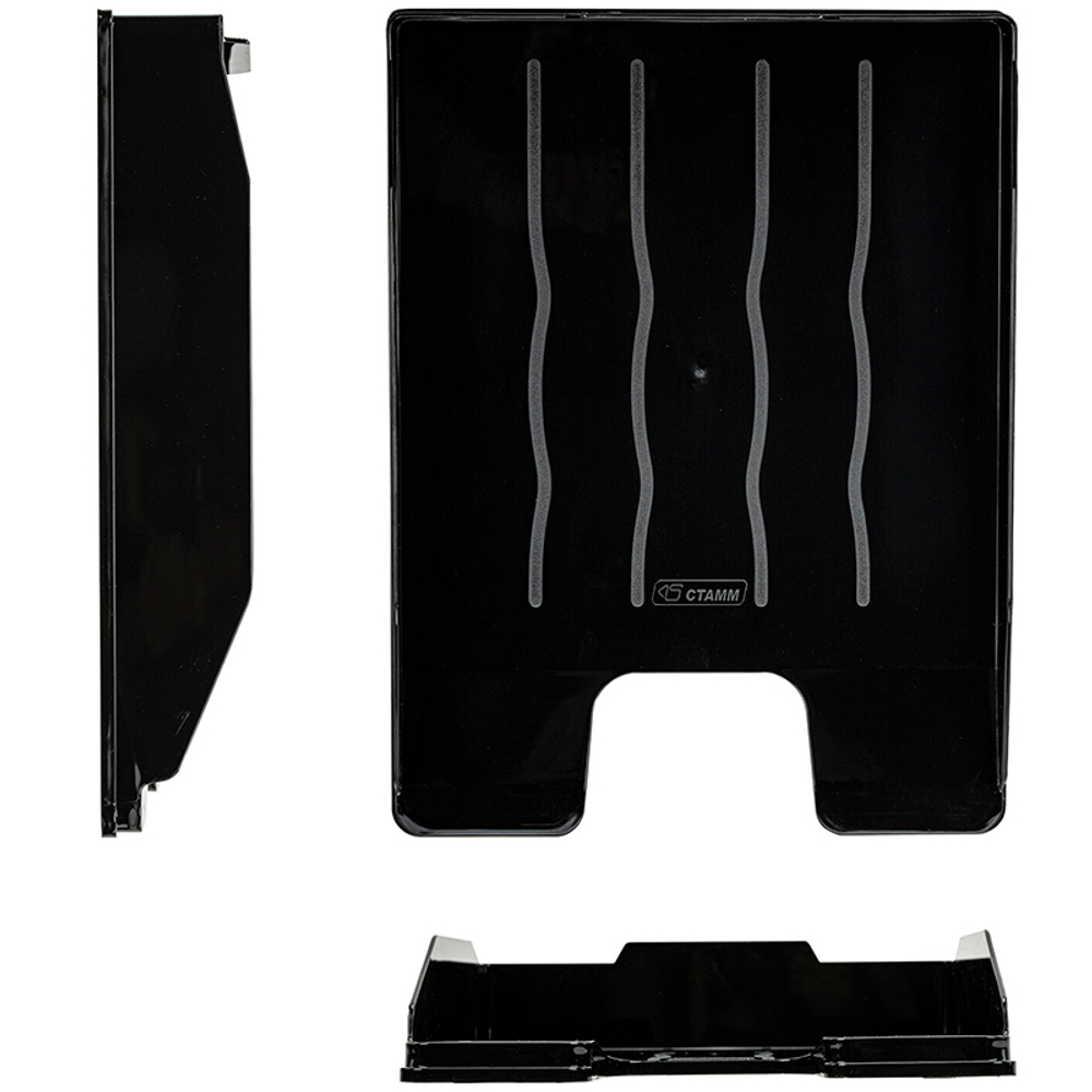 Лоток горизонтальный СТАММ "ЭКСПЕРТ" черный