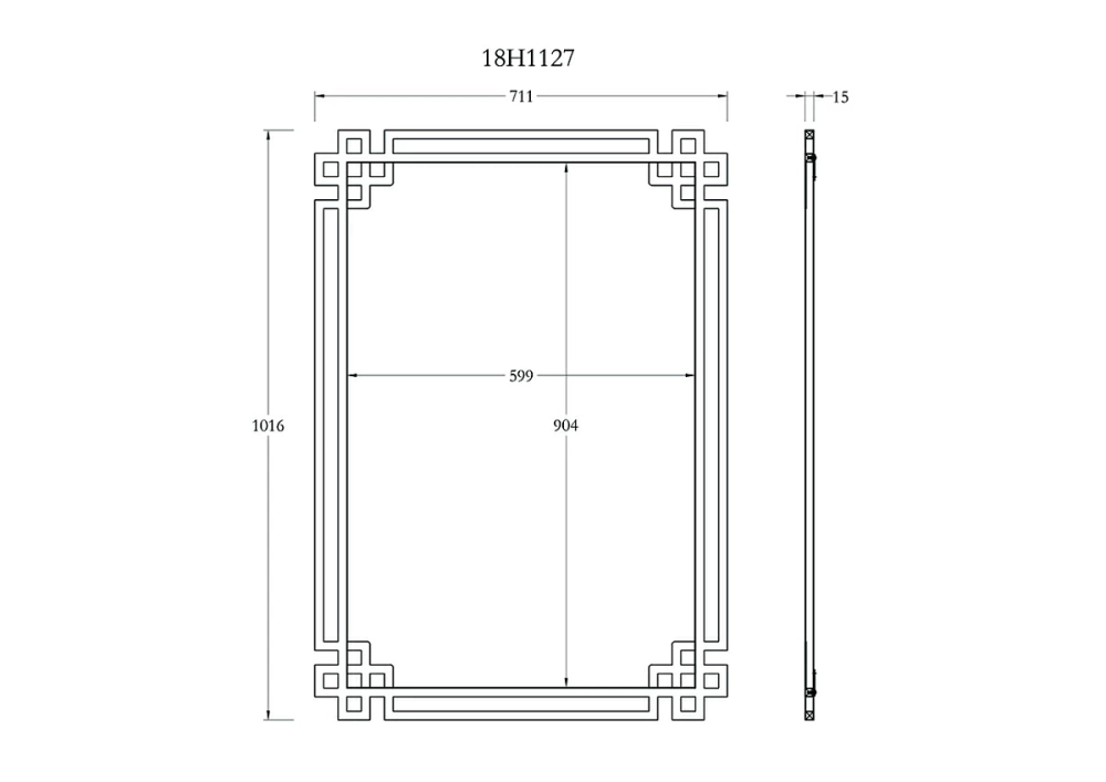 Зеркало Garda Decor KFE1270