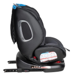 Автокресло детское ISOFIX YB102A NEW (Тёмно-серый/экокожа Dark grey/Black PU)
