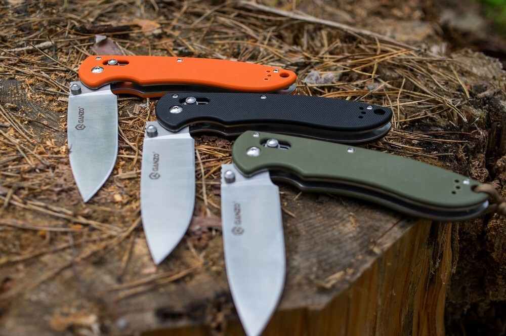 Нож Ganzo G740 зеленый, G740-GR