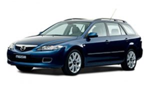 Багажники на Mazda 6 I 2002-2007 универсал на рейлинги