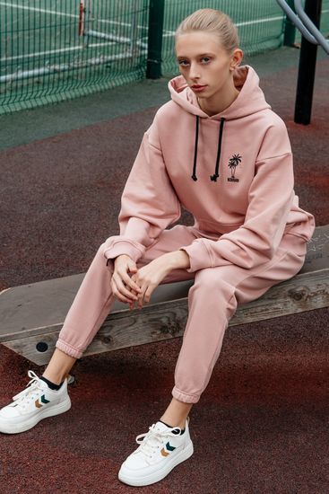 Худи STEAL CHILL КАЙФ пудра