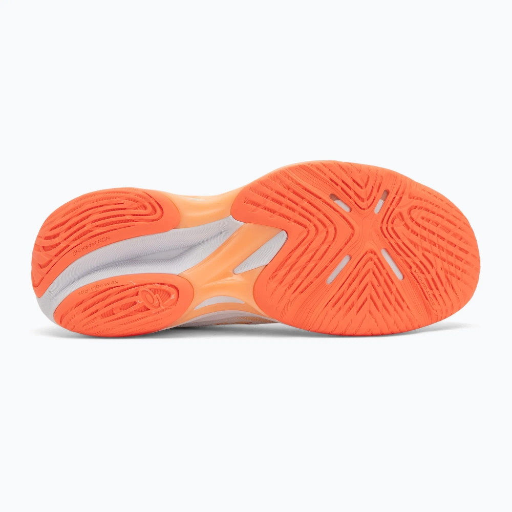 Кроссовки волейбольные ASICS Netburner Ballistic FF 4 white/vivid coral