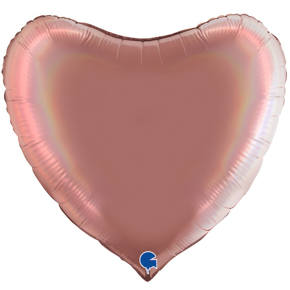 Шар фольгированный Сердце 91 см (Розовый)