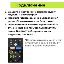 Пульт для PANASONIC PN-V2 TV с голосовым управлением