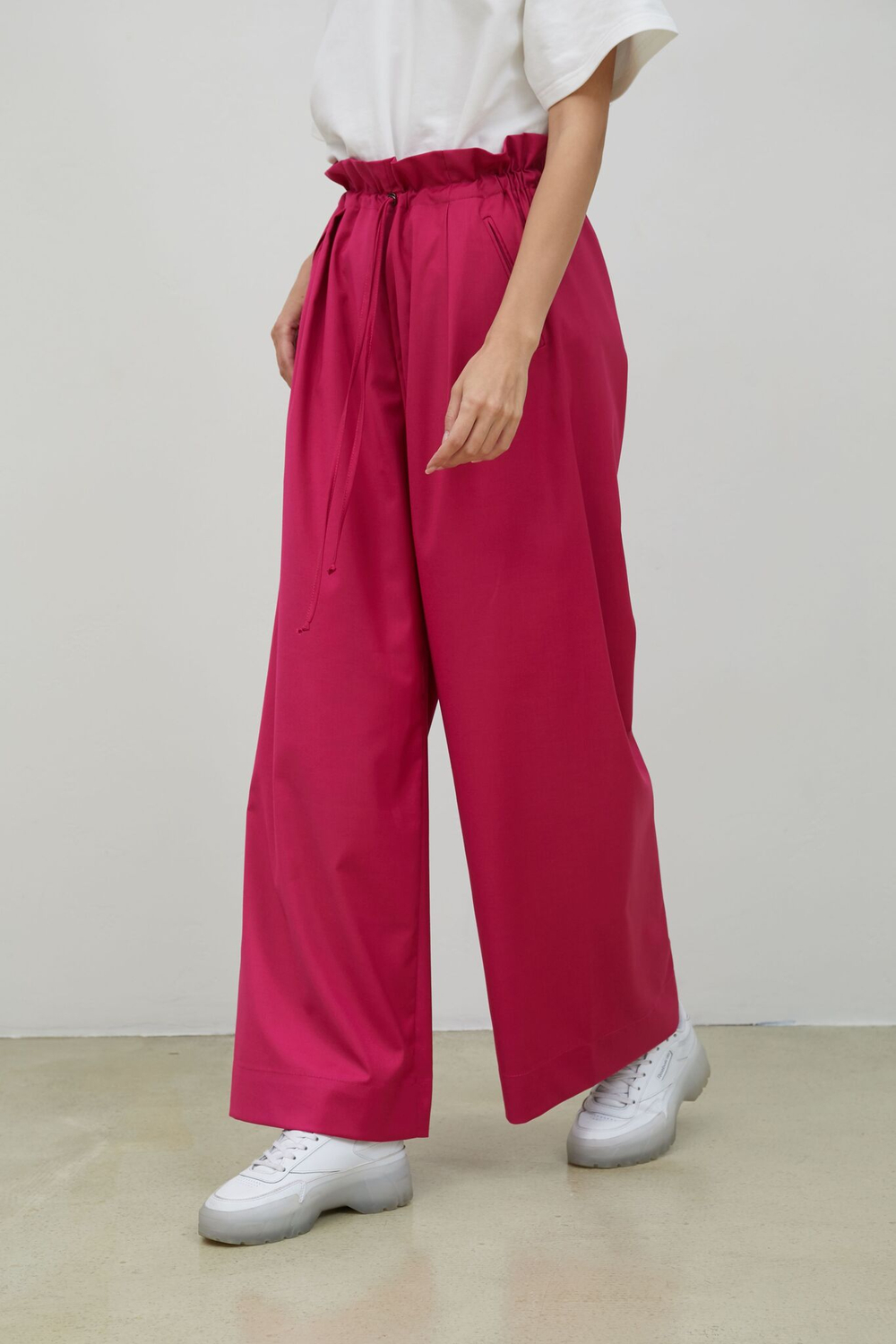 Брюки палаццо (с шерстью)